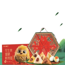 集味轩 集味轩集味六方粽子礼盒+阳光蛋仔-可生食富硒鲜鸡蛋 1550g+30枚