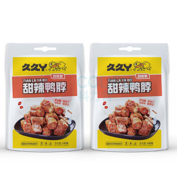 久久丫 甜辣鸭脖 140g*2