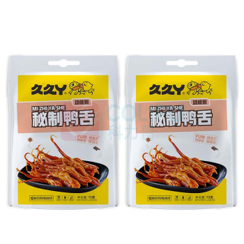 久久丫 秘制鸭舌 75g*2