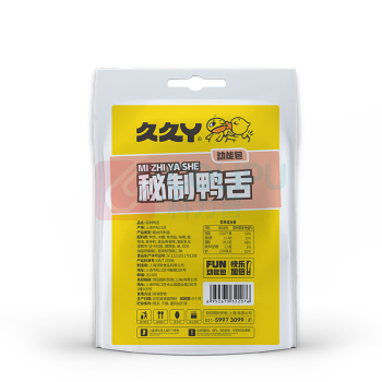 久久丫 秘制鸭舌 75g*2