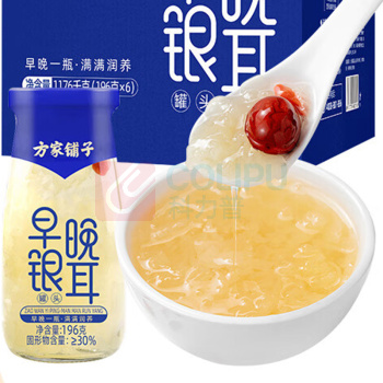 方家铺子 中华老字号早晚银耳羹 196g×6瓶