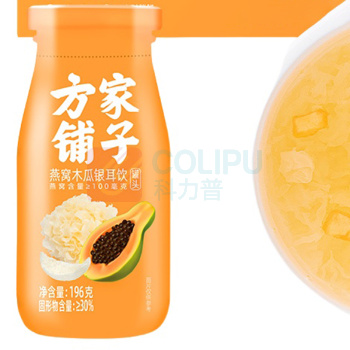 方家铺子 中华老字号 燕窝木瓜银耳饮羹 196g×6瓶