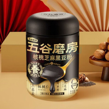 五谷磨房 核桃芝麻黑豆粉红枣阿胶粉 桃花颜礼盒1092g 546g*2罐 新老包装随机发货