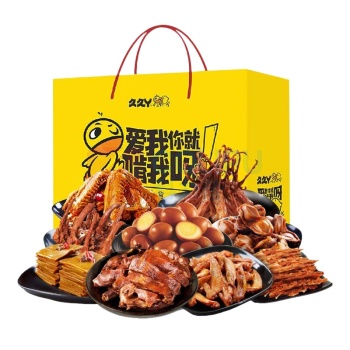 久久丫 2025卤味零食大礼包328型 1431g