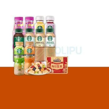 星巴克 &三只松鼠顺风礼盒 2820ml+390g