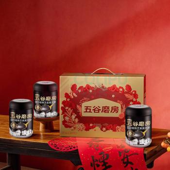 五谷磨房 无糖款黑芝麻糊礼盒 1638g