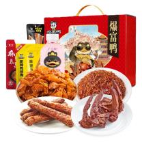 周黑鸭 零食礼盒-爆富鸭 622g