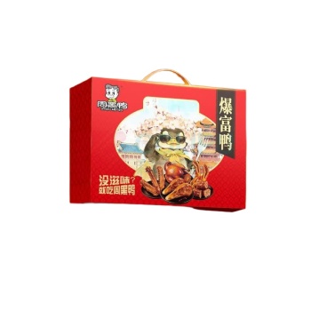 周黑鸭 零食礼盒-爆富鸭 622g