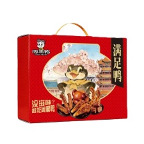 周黑鸭 零食礼盒-满足鸭 1179g
