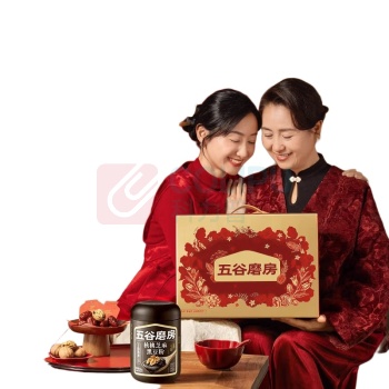 五谷磨房 食养三罐无糖核桃芝麻黑豆粉盒装 1638g 546g*3