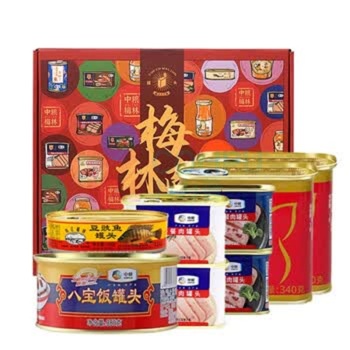 梅林 中粮梅林午餐肉罐头礼盒 1972g