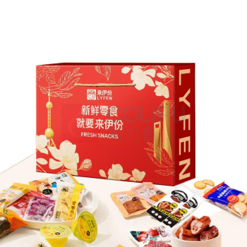 来伊份 LYFEN 来伊份新鲜零食大礼包(红) 2026