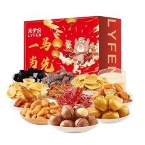 来伊份 LYFEN 一马当先常规零食礼盒A款 2026
