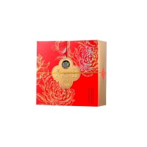 稻香村 月饼礼盒喜庆团圆 600g 12饼6味  (备注：50g蛋黄莲蓉月饼*2；50g奶油椰蓉月饼*2；50g糖醇豆沙月饼*2；50g传统五仁月饼*2；50g传统枣泥月饼*2；50g传统豆沙月饼*2；)
