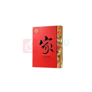 稻香村 月饼礼盒合家团圆 800g 10饼8味  (备注：100g蛋黄莲蓉*1；100g奶油椰蓉*1；100g玫瑰豆沙*2；75g苏式百果*1；75g苏式玫瑰*1；75g京式五仁*1；75g京式枣蓉*1；50g糖醇黑芝麻*2)