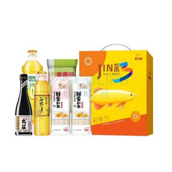 金龙鱼 米面油套装JIN彩臻选礼 B1 (1400mI+740g) 