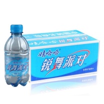 娃哈哈 Wahaha 锐舞派对 饮用水 330ml*24瓶/箱