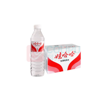 娃哈哈 Wahaha 矿泉水 596ml/瓶 24瓶/件