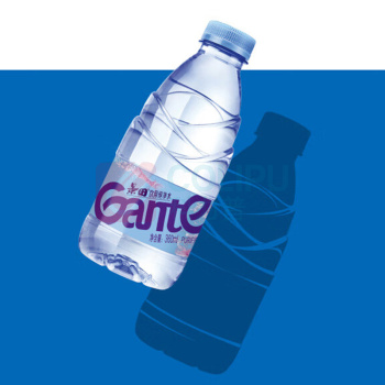 景田 Ganten 饮用天然泉水纯净水 小瓶会议用水 360ml*24瓶