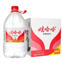 娃哈哈 Wahaha 纯净水 5.5L/桶 4桶/箱
