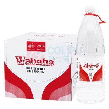 娃哈哈 Wahaha 纯净水 12瓶整箱装 1.5L