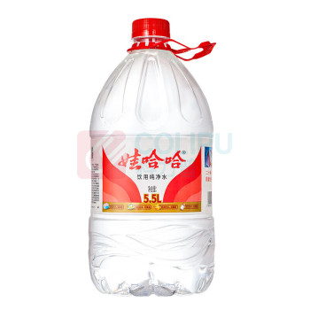 娃哈哈 Wahaha 饮用水桶整箱水 5.5L*4桶
