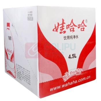 娃哈哈 Wahaha 纯净水 4.5L*4 4桶/组