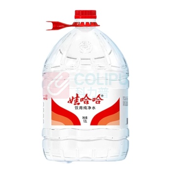 娃哈哈 Wahaha 一次性桶装水纯净水12升 12升 5桶一组