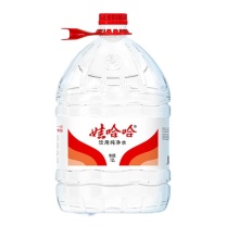 娃哈哈 Wahaha 一次性桶装水纯净水12升 12升 5桶一组