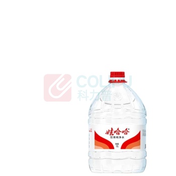 娃哈哈 Wahaha 一次性桶装水纯净水12升 12升 5桶一组