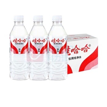 娃哈哈 Wahaha 纯净水 350ml 24瓶/箱