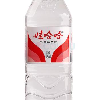 娃哈哈 Wahaha 纯净水 办公居家用水 596ml*24瓶