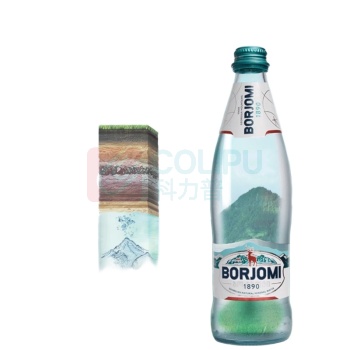 波尔若米 含气天然矿泉水 玻璃瓶 330m1/瓶 12瓶/箱