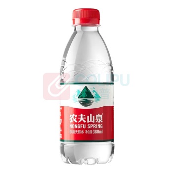 农夫山泉 天然水 饮用水 380ml/瓶 24瓶/箱