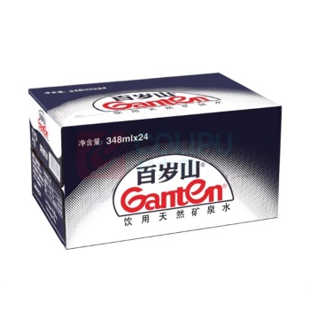 百岁山 矿泉水 348ml/瓶 24瓶/箱