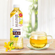 三得利 SUNTORY 无糖桂花乌龙茶 500ml 15瓶/箱 0糖0脂0能量茶饮料