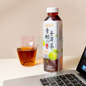 娃哈哈 Wahaha 青柑普洱茶无糖茶饮料 500ml*15瓶/箱
