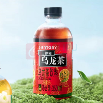 三得利 SUNTORY 无糖乌龙茶饮料 大红袍口味即食茶饮 350ml*15瓶