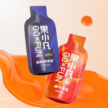 百瑞源 果小凡早红晚黑枸杞原浆礼盒 1800ml (30袋红+30袋黑)