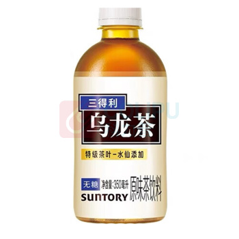 三得利 SUNTORY 乌龙茶 350ml/瓶 24瓶/箱 (无糖)