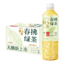 统一 统一无糖春拂绿茶0糖0脂 500ml/瓶 15瓶/箱