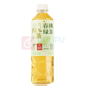 统一 统一无糖春拂绿茶0糖0脂 500ml/瓶 15瓶/箱