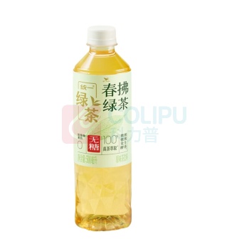 统一 统一无糖春拂绿茶0糖0脂 500ml/瓶 15瓶/箱