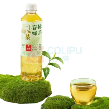 统一 统一无糖春拂绿茶0糖0脂 500ml/瓶 15瓶/箱