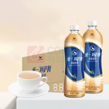 统一 阿萨姆奶茶 原味奶茶 500ml*15瓶