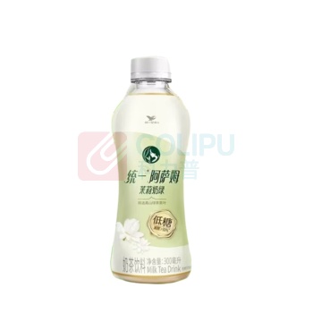 统一 阿萨姆 低糖茉莉奶绿 300ml/瓶 24瓶/箱