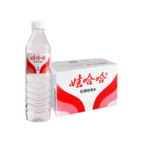 娃哈哈 Wahaha 纯净水 596ml*24瓶/箱 纸箱塑膜随机发货