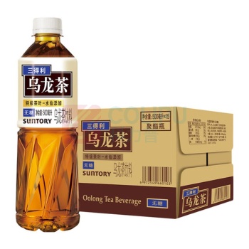 三得利 SUNTORY 无糖乌龙茶 500ml*15瓶 茶饮料 