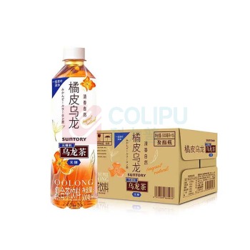 三得利 SUNTORY 无糖橘皮乌龙茶 500ml*15瓶 