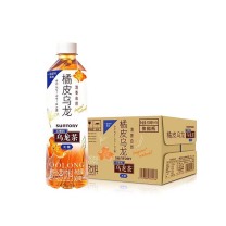 三得利 SUNTORY 无糖橘皮乌龙茶 500ml*15瓶 